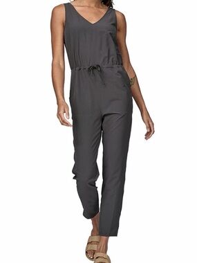 Patagonia Worn Wear Sleeveless Drawstring Jumpsuit in Dolomite Blue